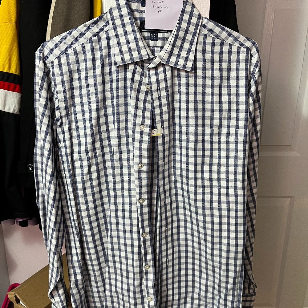 Men's Paul Fredrick Long Sleeve Dress Shirt